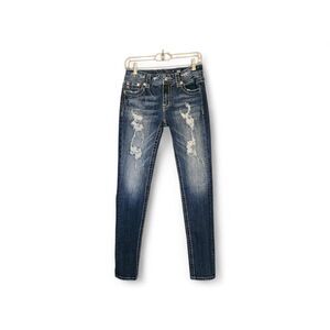 Y2K Miss Me Mid-Rise Skinny Jeans – Size 27